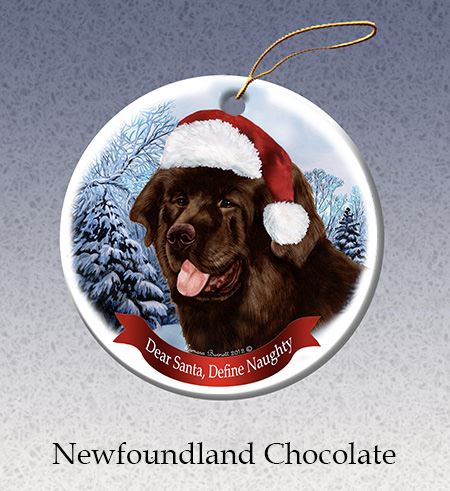 Newfoundland dog ornaments hotsell