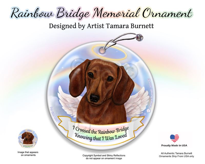 Dachshund dog pet memorial keychain - pet keepsake - pet loss key chain -  dog bag charm - rainbow bridge gift - dog jewellery - jewelry
