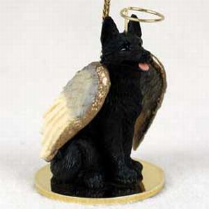 dog angel ornament