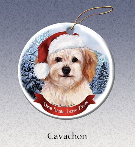 Cavachon christmas ornament best sale