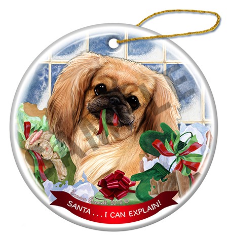 Pekingese christmas outlet ornaments