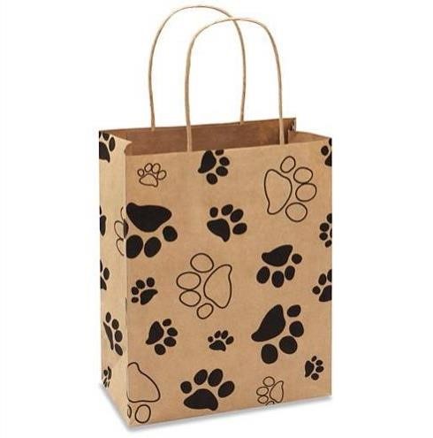 Confront extremely Ride Raining Cats and Dogs | Paw Print Gift Bag