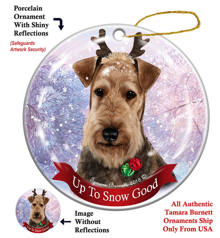 Airedale christmas outlet ornaments