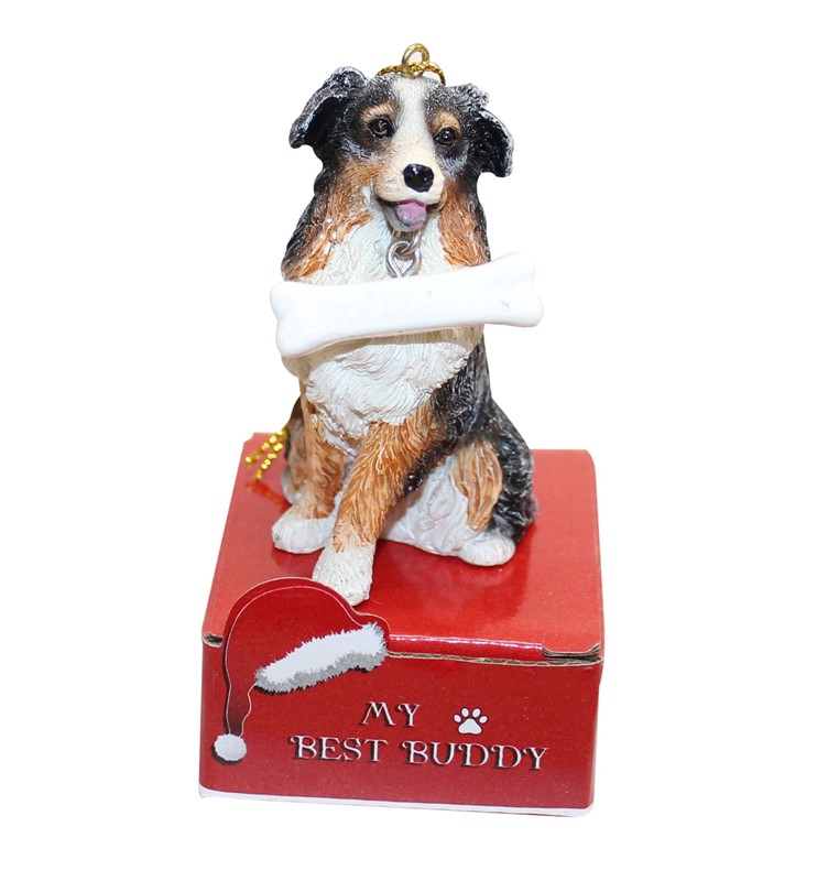 Australian shepherd ornaments hotsell