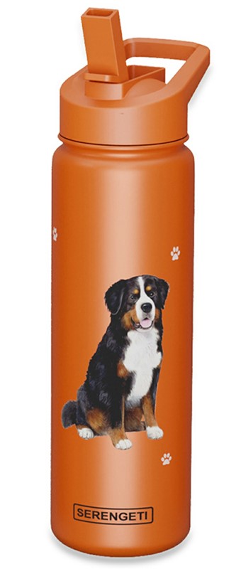 Raining Cats and Dogs Bernedoodle Serengeti Insulated Water Bottle