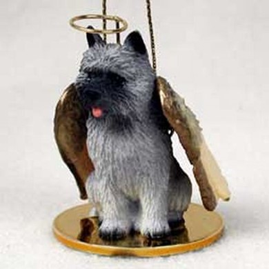 Raining Cats and Dogs | Cairn Terrier Dog Angel Ornament