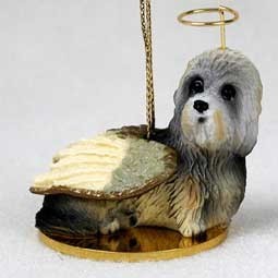 Raining Cats and Dogs | Dandie Dinmont Angel Ornament