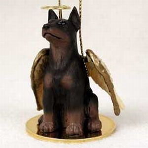 Raining Cats and Dogs | Doberman Dog Angel Ornament