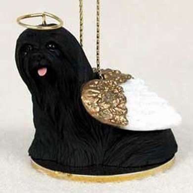 Raining Cats and Dogs | Lhasa Apso Dog Angel Ornament