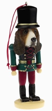 Raining Cats and Dogs | Basset Hound Nutcracker Dog Christmas Ornament