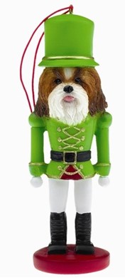Raining Cats and Dogs | Shih Tzu Brown Nutcracker Dog Christmas Ornament