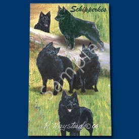 Raining Cats and Dogs | Schipperke Ink Pen