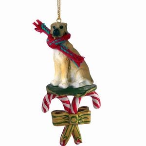 Raining Cats and Dogs | Great Dane Dog Candy Cane Christmas Ornament