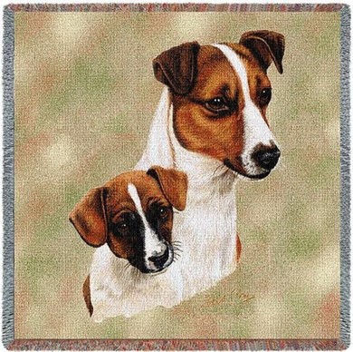 Raining Cats and Dogs | Jack Russell and Pup Throw
