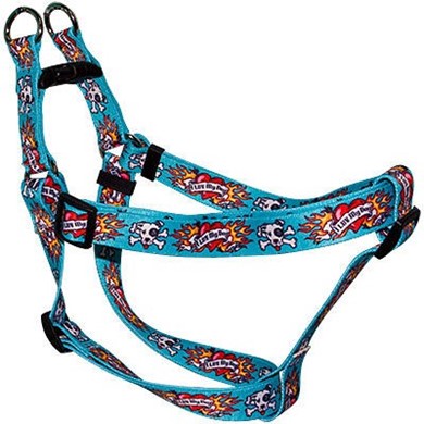 Raining Cats and Dogs | Luv My Dog Blue Step-In Harness, Made in the USA