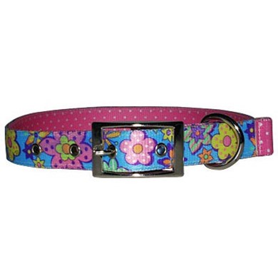 Raining Cats and Dogs | Uptown Flower Power Buckle Collar