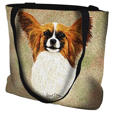 Raining Cats and Dogs | Papillon Tote Bag