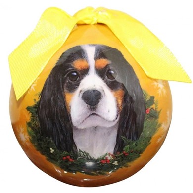 Raining Cats and Dogs | Cavalier King Charles Ball Christmas Ornament