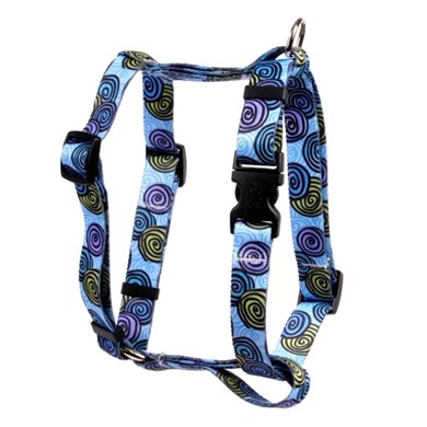 Raining Cats and Dogs | Spirals Blue Harness,