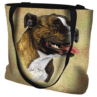 Raining Cats and Dogs | Staffordshire Bull Terrier Tote Bag