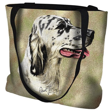 Raining Cats and Dogs | English Setter Tapestry Tote Bag