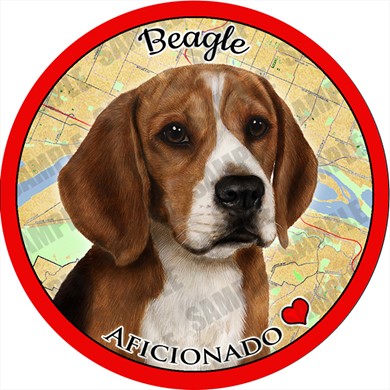 Raining Cats and Dogs | Beagle Car Coaster Buddy