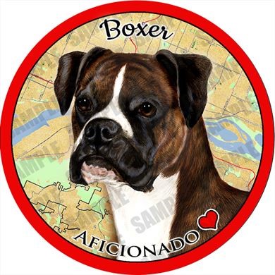 Raining Cats and Dogs | Boxer Car Coaster Buddy