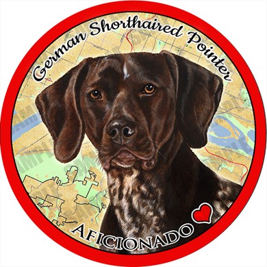 Raining Cats and Dogs | German Shorthaired Dog Car Coaster Buddy