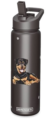 Raining Cats and Dogs |Rottweiler Serengeti Insulated Water Bottle
