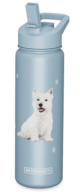 Raining Cats and Dogs |West Highland Terrier Serengeti Insulated Water Bottle