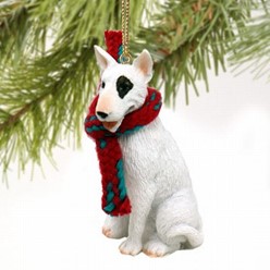 Bull Terrier Dog Angel Ornament - click for more breed colors