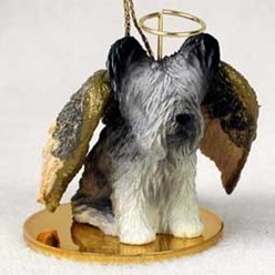 Skye Terrier Angel Ornament