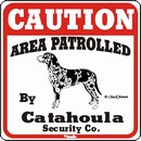 Catahoula Caution Sign, the Perfect Dog Warning Sign