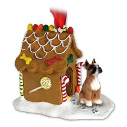 Boxer Gingerbread Christmas Ornament- click for more breed options