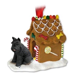 Schnauzer Gingerbread Christmas Ornament- click for more breed colors