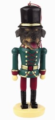 Rottweiler Nutcracker Dog Christmas Ornament