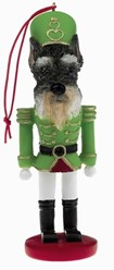 Schnauzer Nutcracker Dog Christmas Ornament