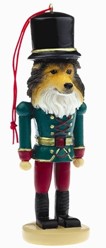 Shetland Sheepdog Nutcracker Dog Christmas Ornament