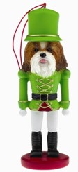 Shih Tzu Brown Nutcracker Dog Christmas Ornament