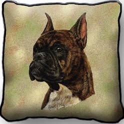 Boxer Tapestry Pillow Cover, Made in the USA