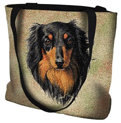 Dachshund Longhaired Tote Bag