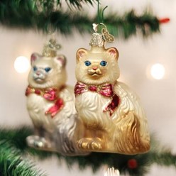 Himalayan Kitty Cat Old World Christmas Ornament