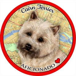 Cairn Terrier Dog Car Coaster Buddy
