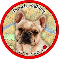 French Bulldog Car Coaster Buddy - click for more breed colors