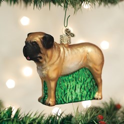 English Mastiff Old World Christmas Dog Ornament