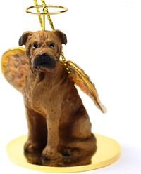 Bull Mastiff Dog Angel Ornament
